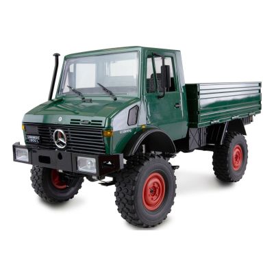 Samochód zdalnie sterowany Amewi Mercedes-Benz Unimog Basic 4WD 1:12 RTR zielony