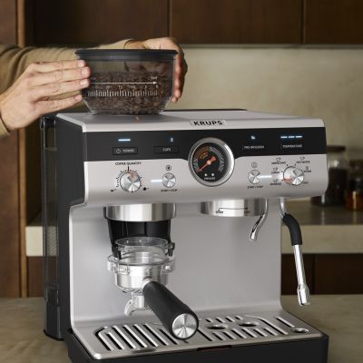13. Krups Precision XP801T10 ekspres do kawy Półautomatyczny Ekspres do espresso 3 l
