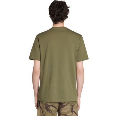 3. Koszulka męska adidas Camo oliwkowa KC7164