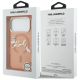 8. Etui Karl Lagerfeld IML Choupettes Karl  Script Logo MagSafe na iPhone 17 Pro - pomarańczowe