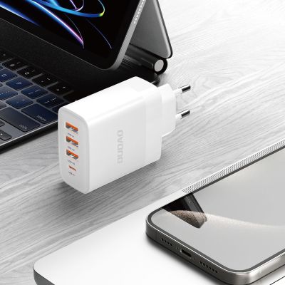 3. Ładowarka Dudao A5HEU sieciowa 3x USB-A 1x USB-C PD20W - biała