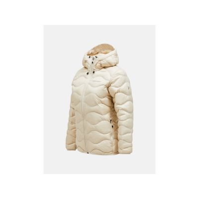 2. Kurtka puchowa damska PEAK PERFORMANCE Helium Down Hood Jacket Women beżowy