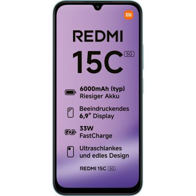 3. Smartfon Xiaomi Redmi 15C 5G Dual Sim 4GB RAM 128GB - Miętowy Zielony