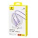 11. Kabel Baseus Pudding 100W USB-A - USB-C 2m - fioletowy