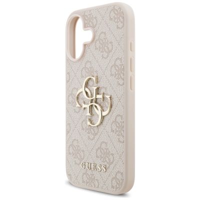 6. Etui Guess 4G Big Logo do iPhone 17 - różowe