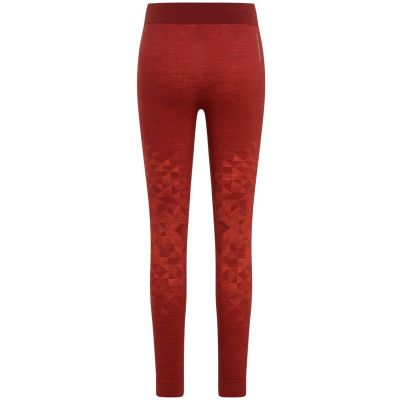 2. Legginsy termoaktywne damskie Odlo KINSHIP PW 200 czerwone