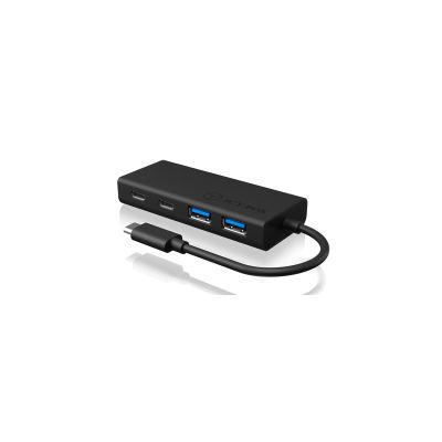 3. ICY BOX IB-HUB1426-CPD USB 3.2 Gen 1 (3.1 Gen 1) Type-C 5000 Mbit/s Czarny