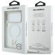 8. Etui Karl Lagerfeld IML K Head Logo MagSafe na iPhone 17 Pro - przezroczyste