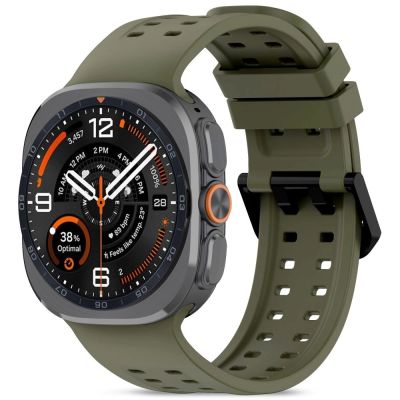 Pasek Tech-Protect Silicone Air na Samsung Galaxy Watch Ultra 47 mm - oliwkowy