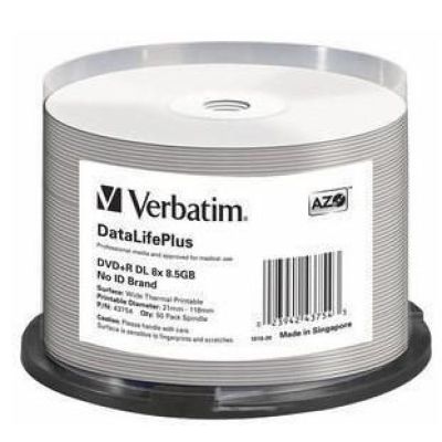 2. Verbatim DataLifePlus 8,5 GB DVD+R DL 50 szt.