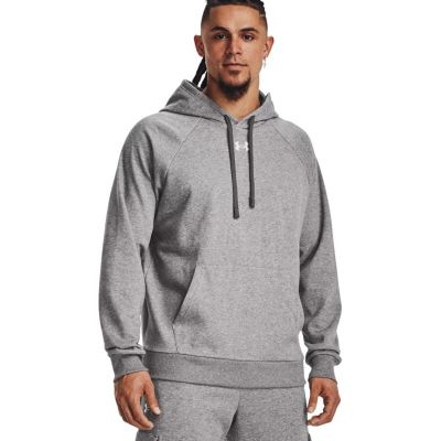 2. Bluza męska Under Armour Rival Fleece Hoodie szara 1379757 025 L