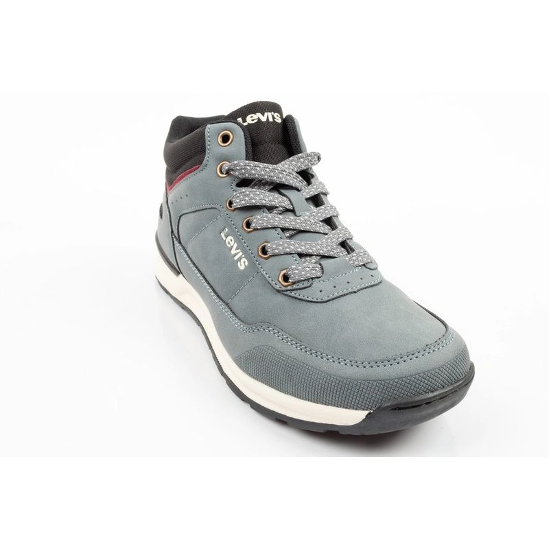 3. Levi's buty dziecięce trzewiki młodzieżowe Sierra za kostkę szare