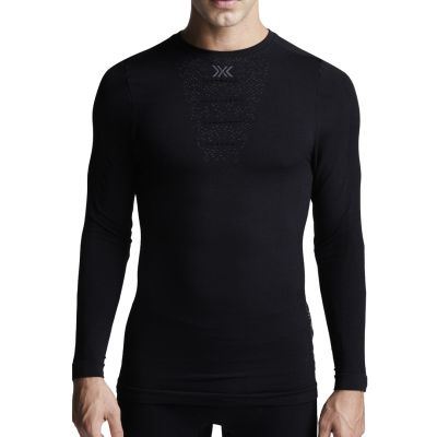 4. Koszulka mightywool ls-x black-m X-BIONIC