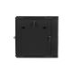 4. Szafa instalacyjna rack wisząca dwusekcyjna 19" 12U 600x600 czarna Lanberg (flat pack)