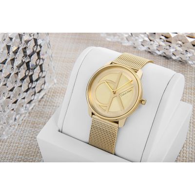 5. Zegarek Damski CALVIN KLEIN Iconic Mesh 25200034 + BOX