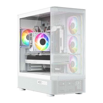 2. MODECOM OBUDOWA VOLCANO AQ 300 ARGB MIDI BIAŁA