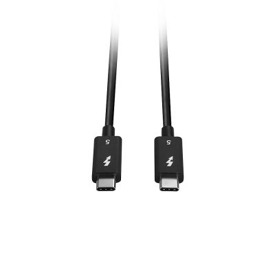 4. Lindy 31130 kabel Thunderbolt 1 m 80 Gbit/s Czarny