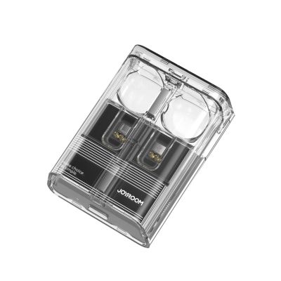 7. Słuchawki bezprzewodowe TWS Joyroom JR-TC1 IceLens Series ze światłami LED - czarne