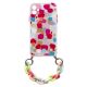 Color Chain Case żelowe elastyczne etui z łańcuchem łańcuszkiem zawieszką do Xiaomi Redmi Note 10 5G wielokolorowy (2)