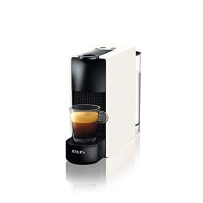 5. Ekspres kapsułkowy Krups Nespresso Essenza Mini XN1101 (1260W; kolor biały)