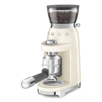 17. Smeg CGF03CREU młynek do kawy 150 W Kremowy