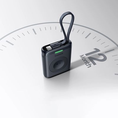 11. Powerbank Baseus EnerFill FW11 5W do Apple Watch z wbudowanym kablem - czarny