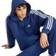 5. Bluza męska adidas Essentials 3-Stripes Fleece Full-Zip Hoodie granatowa KY4144