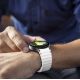 4. Pasek Tech-Protect Silicone Sport na Samsung Galaxy Watch 4 / 5 / 5 Pro / 6 / 7 / FE - biały