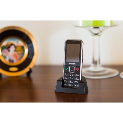 9. MaxCom MM730 telefon komórkowy 5,59 cm (2.2") Czarny Telefon dla seniora