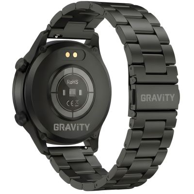 14. Smartwatch Gravity Czarny Bransoleta i Pasek GT10-1
