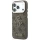2. Etui Guess 4G & Big Resin Logo na iPhone 17 Pro / 18 Pro - brązowe
