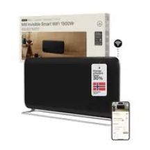 Mill Invisible Smart WiFi Panel heater G4 | PA1500WIFI4A | Panel Heater | 1500 W | Suitable for rooms up to 18-22 m2 | Black | IPX4