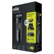 6. Braun 3000BT Bateria 5 7 mm Mokry & Suchy Czarny, Szary