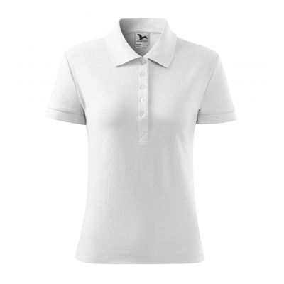 5. Koszulka polo Malfini Cotton W MLI-21300 biały