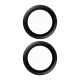 3. Szkło hartowane PanzerGlass Hoops Black Lens Protector na aparat do iPhone 16 / 16 Plus