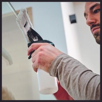 9. Einhell BRILLIANTO elektryczny system do czyszczenia szyb 0,3 l Czarny, Czerwony