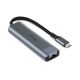 6. Lindy 43422 huby i koncentratory USB 3.2 Gen 2 (3.1 Gen 2) Type-C 10000 Mbit/s Szary