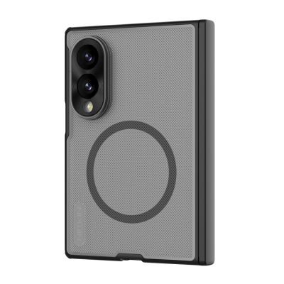 4. Etui Nillkin Super Frosted Shield Fold Magnetic Case na Samsung Galaxy Z Fold 8 kompatybilne z MagSafe - półprzezroczyste