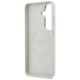 7. Etui Guess Rhinestone Round Logo MagSafe na Samsung Galaxy S26 - beżowe