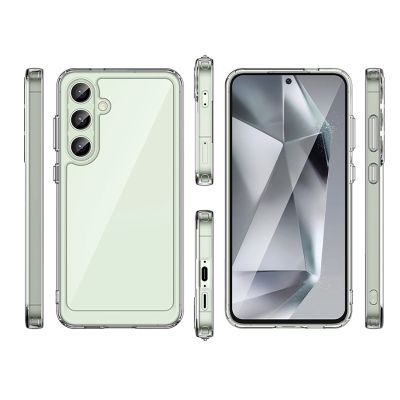 6. Etui silikonowe Outer Space Case z żelową ramką do Samsung Galaxy S24 FE - przezroczyste