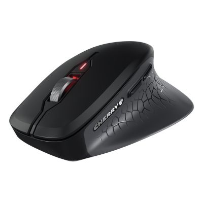 12. CHERRY JD-8550DE-2 klawiatura Dołączona myszka Dom/Biuro RF Wireless QWERTZ Niemiecki Czarny