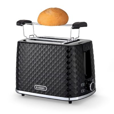 3. ELDOM TOSTER TO280C TOSTI 780 W PŁYNNA REGULACJA 7 STOPNI MOCY CZARNY