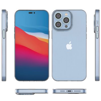 3. Żelowy pokrowiec etui Ultra Clear 0.5mm iPhone 14 Pro Max przezroczysty