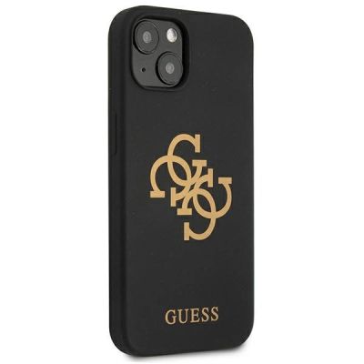 4. Etui Guess Silicone 4G Logo na iPhone 13 - czarne