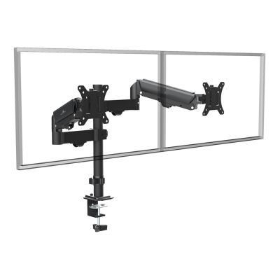 17. MACLEAN UCHWYT NA 2 MONITORY,SPRĘŻYNA GAZOWA, 17"-32", 2-10KG, CZARNY MC-136