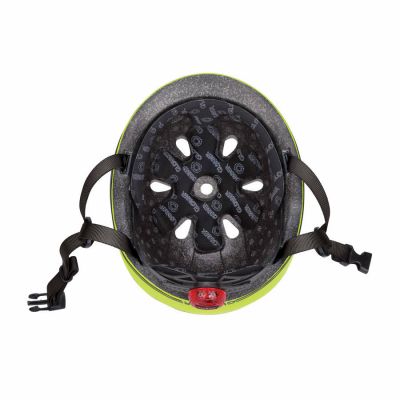 10. Kask Globber Lime Green Jr 506-106