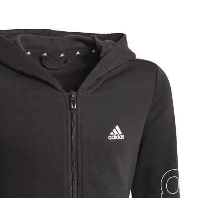 4. Bluza adidas Essentials Logo Full-Zip Hoodie Jr GN4050