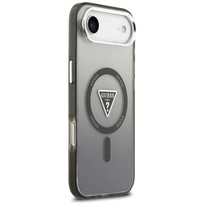 4. Etui Guess IML Gradient Triangle Logo MagSafe na iPhone Air - czarne