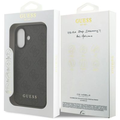 8. Etui Guess 4G Classic na iPhone 17 - czarne