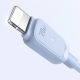 8. Kabel Joyroom Multi-Color Series A14 USB-C / Lightning 20W 1.2 m - niebieski
